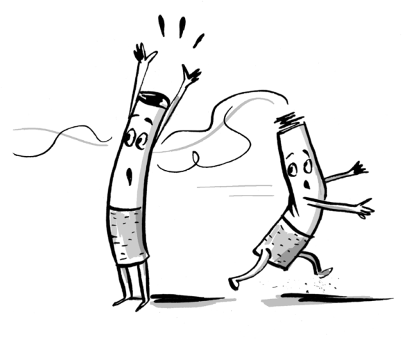 Раскраска вредные привычки для детей