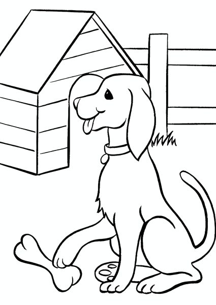 Раскраска "собаки"