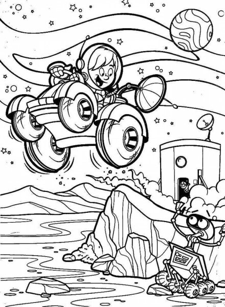 Раскраска Вселенная