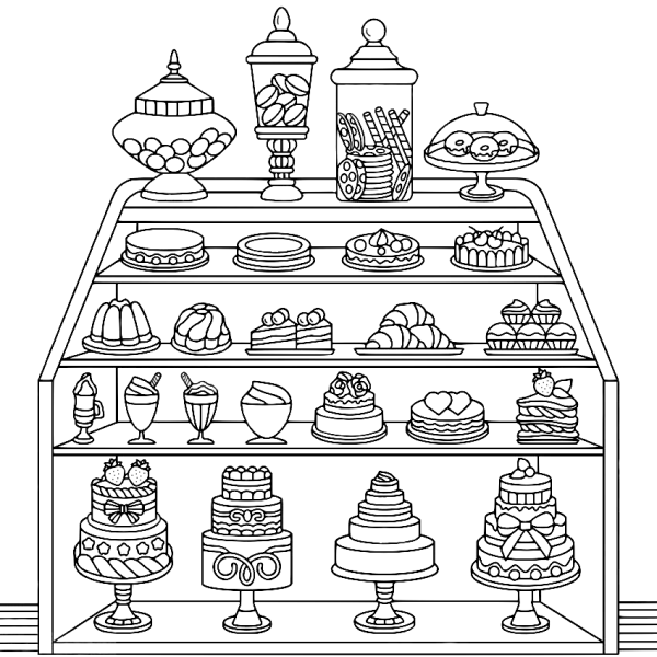 Раскраска кулинария