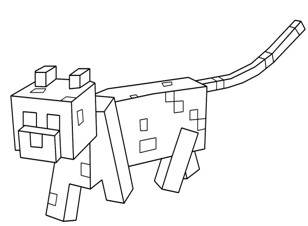 Раскраска лего майнкрафт Стив