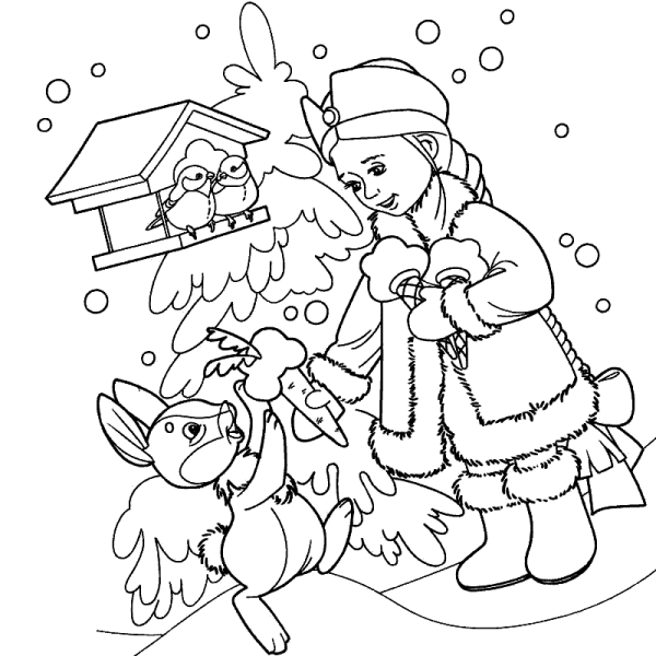 Сказка-раскраска. Морозко