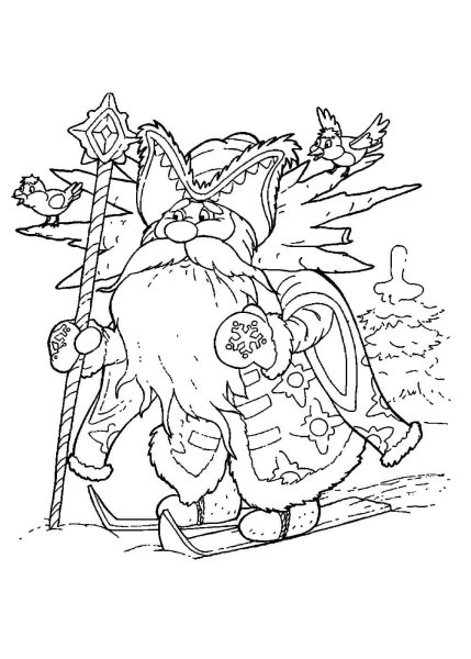 Сказка-раскраска. Морозко