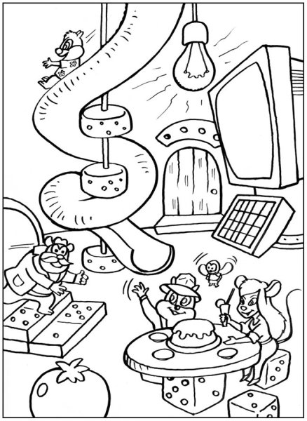 Энергосбережение раскраски для детей