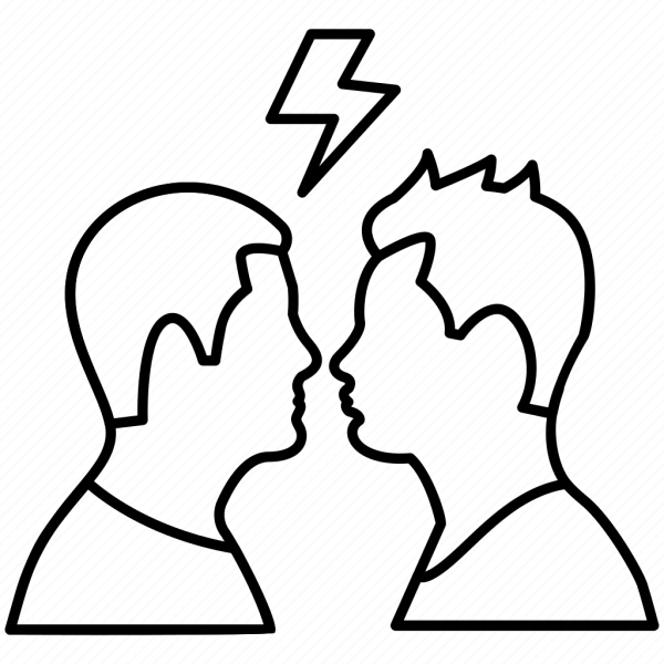 Конфликтная ситуация иконка