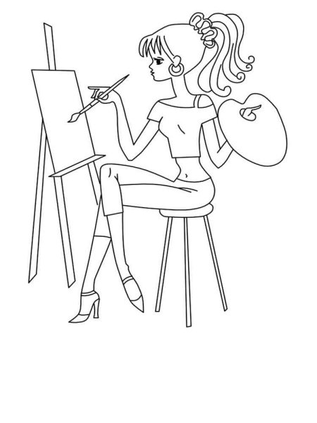 Рисунок профессии карандашом