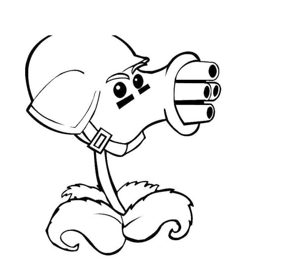 Растения против зомби Садовая война 2 раскраски