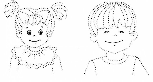 Рисование по точкам для дошкольников