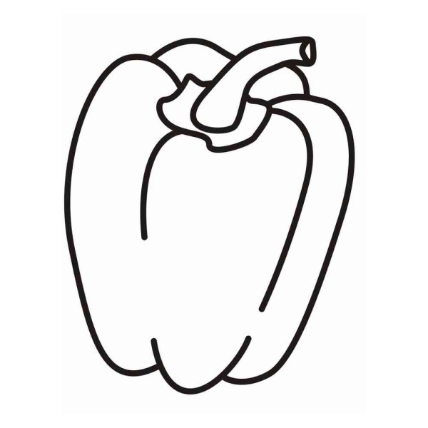 Раскраска. Овощи.