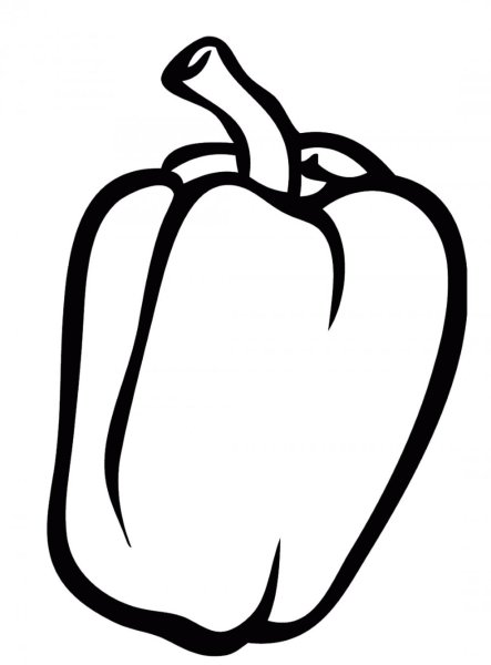 Перец раскраска