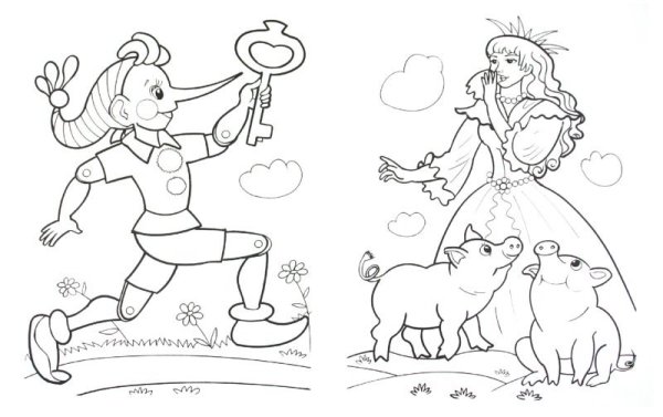 Раскраска. Любимые сказки