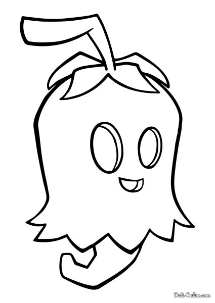 Растения против зомби разукрашивать