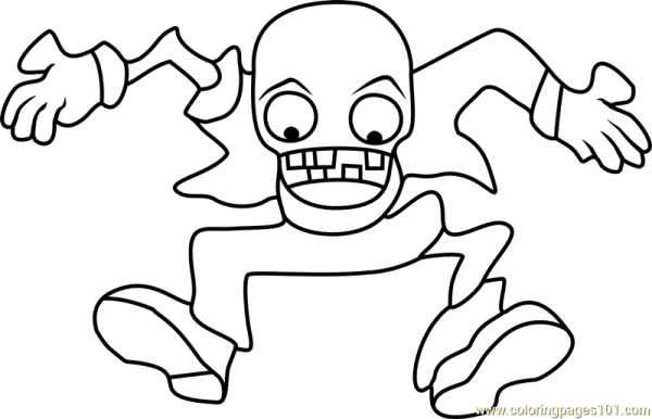 Растения против зомби раскраска Гаргантюа