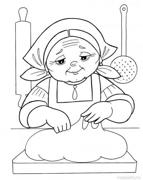 Сказки-раскраски. Колобок