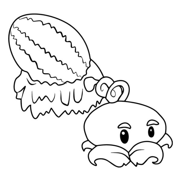 Plants vs Zombies раскраска