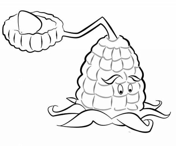 Разукрашки зомби против растений 2