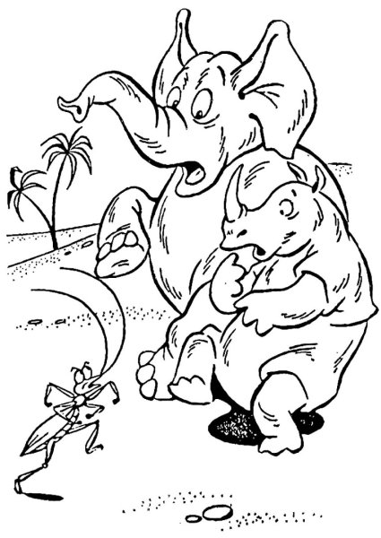 Корней Чуковский Тараканище раскраска