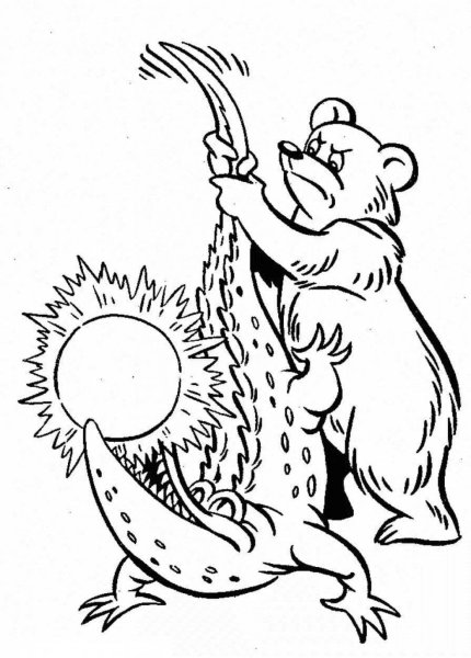 Корней Чуковский краденое солнце раскраска