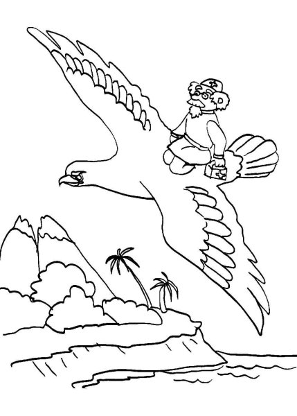 Сказки Корнея Чуковского раскраски