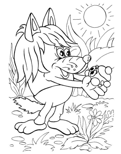 Советские раскраски для детей