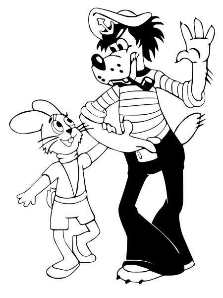 Ну погоди мультфильм волк и заяц