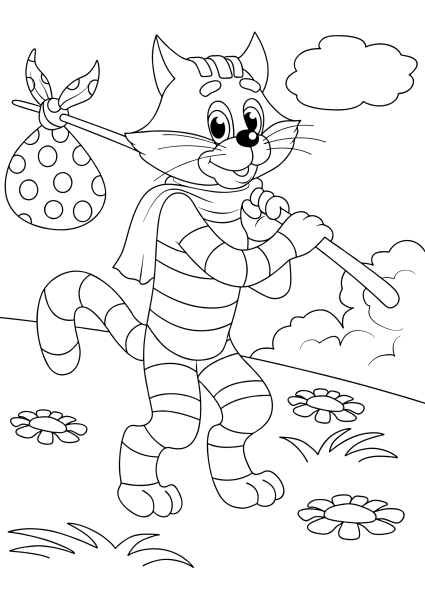 Раскраски мультфильмы Простоквашино