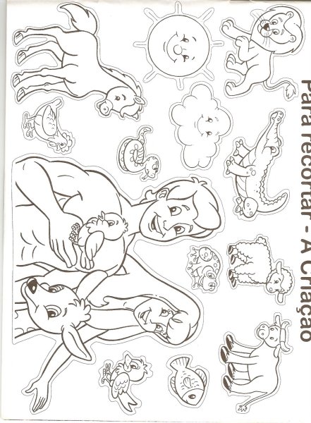 Раскраска по дням творения