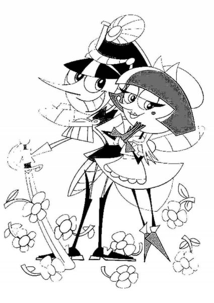 Чуковский Муха Цокотуха раскраска