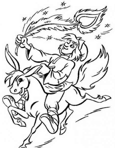 Раскраска-сказка "Сивка-бурка"