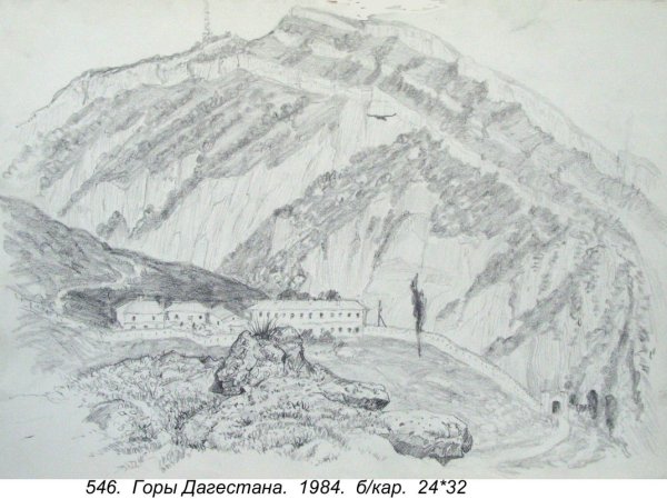Рисунки Дагестанских гор