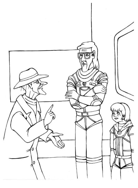 Раскраска Алиса Селезнева тайна третьей планеты