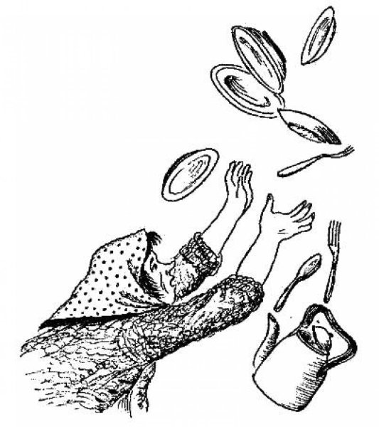 Чуковский Федорино горе раскраска для детей