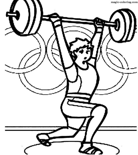 Раскраски по спорту