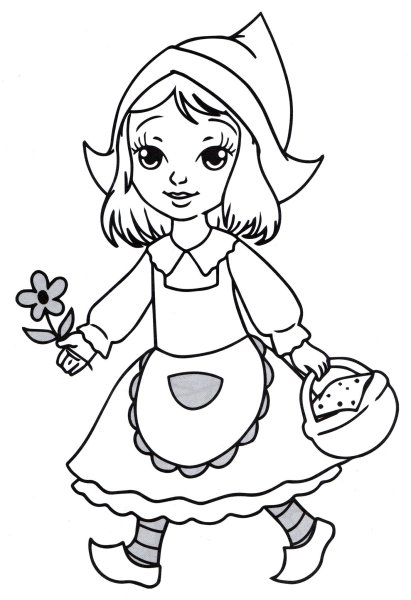 Красная шапочка рисунок