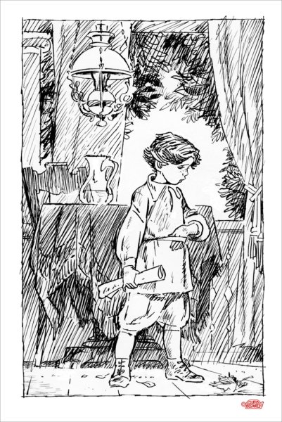 Иллюстрация к произведению Гарина-Михайловского детство темы