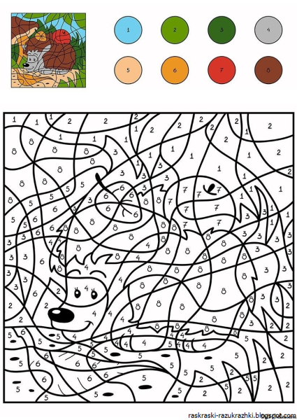 Рисование по номерам для детей