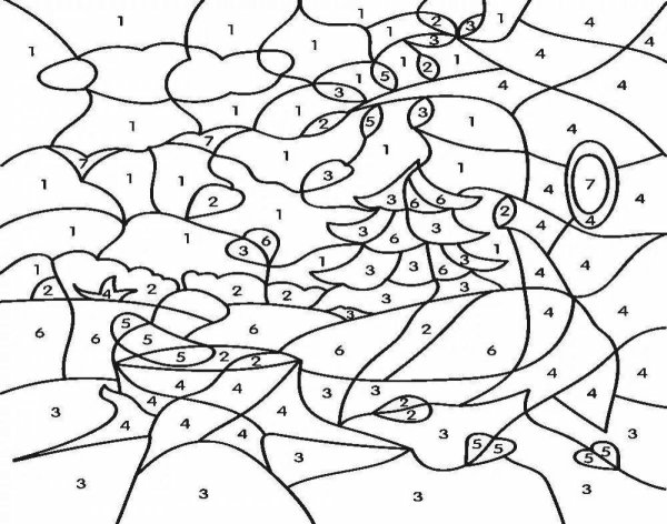 Раскраска по цифрам