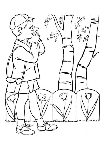 Май раскраска для детей