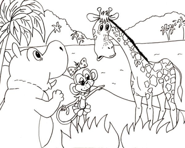 Разукрашки Пляцковского для детей