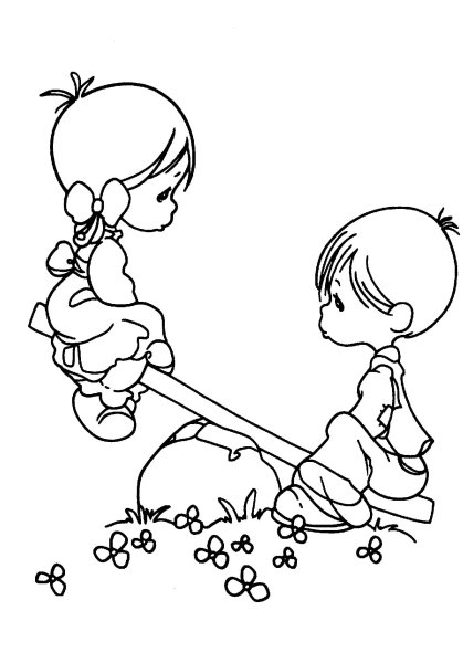 Дети раскраска для детей