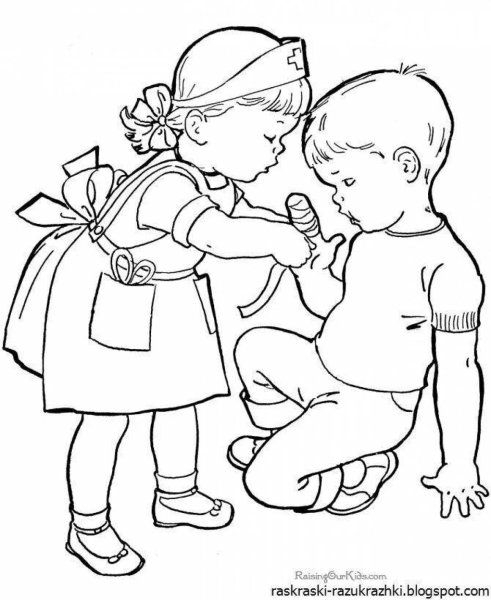 Раскраска добро