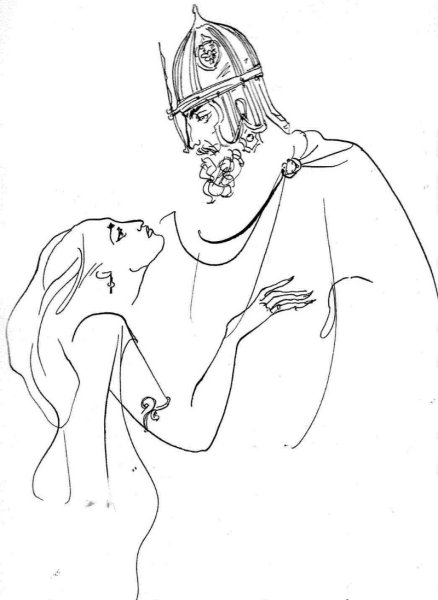 Пушкин Руслан и Людмила рисунок