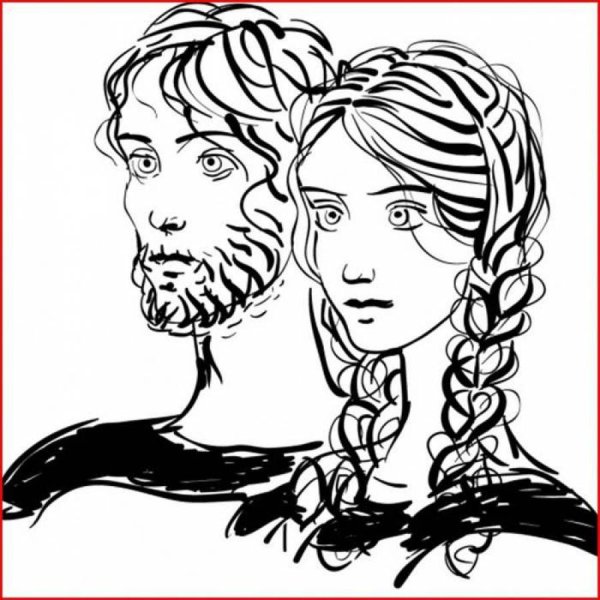 Руслан и Людмила рисунок