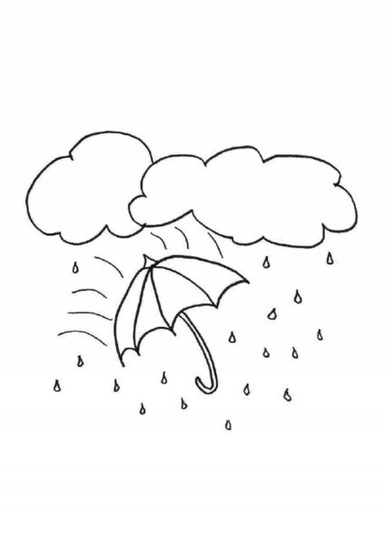 Осенние раскраски для малышей