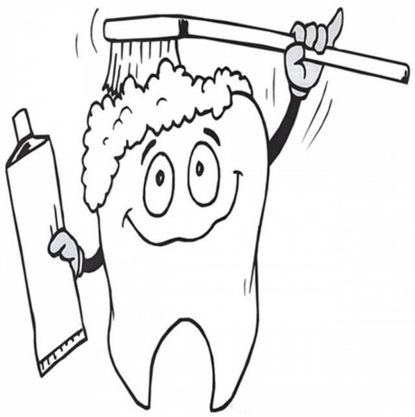 Раскраска здоровье