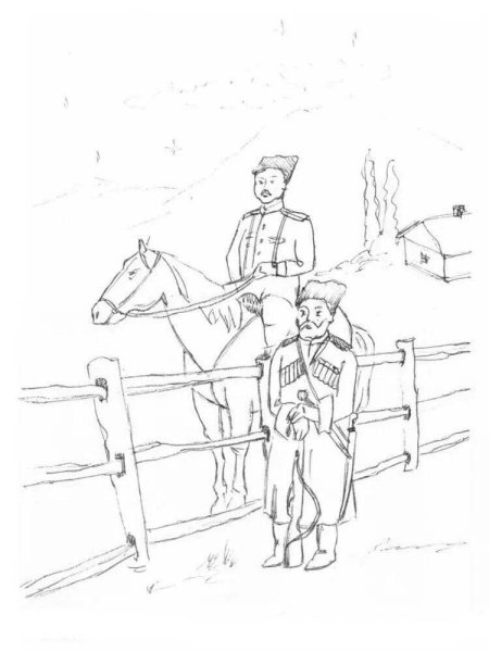 Раскраска казачество