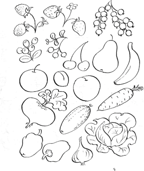 Овощи и фрукты задания для детей