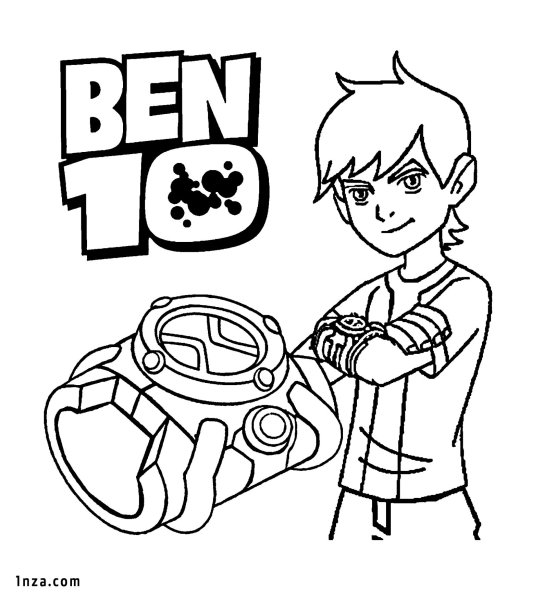Раскраски Бен 10 Омнитрикс