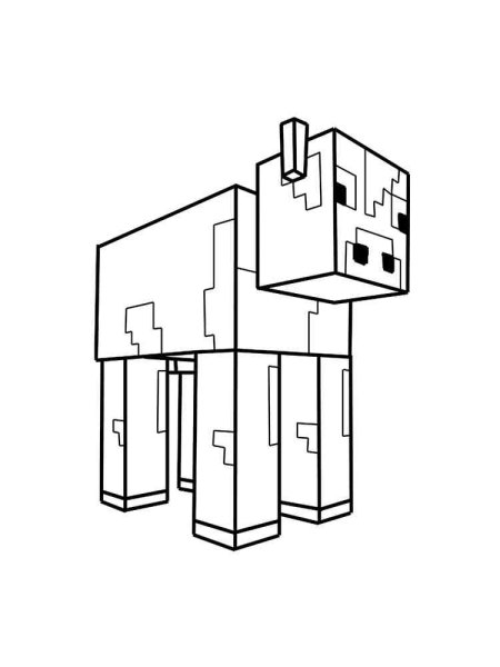 Раскраска майнкрафт