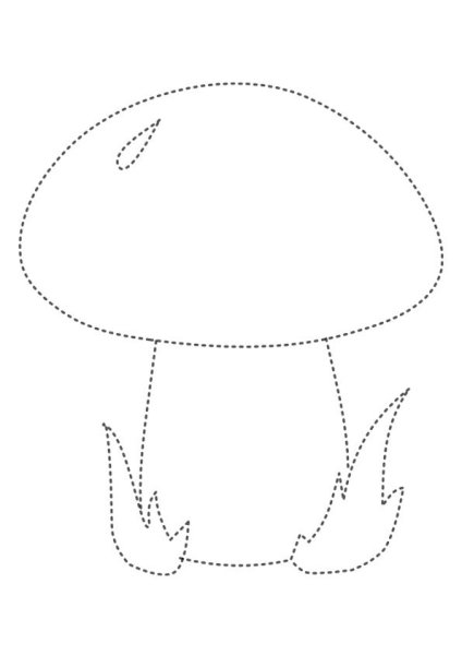 Рисование по контуру для детей